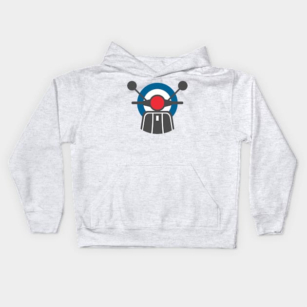 Scooter Roundel Kids Hoodie by Skatee